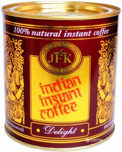 Кофе растворимый JFK Delight Indian Instant Coffee 180 г (8901259230250)