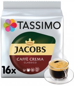 Кофе молотый в капсулах Tassimo Jacobs Caffe Crema Classico 112 г (8711000500378)
