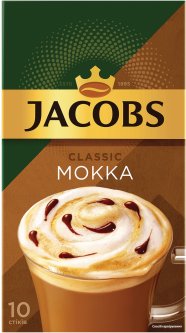 Напиток кофейный растворимый Jacobs Classic Mokka 21.9 г х 10 шт (8714599106297)