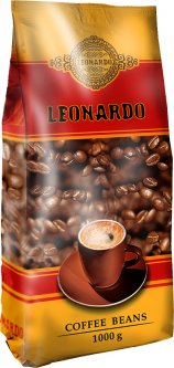 Кофе в зернах Leonardo 1 кг (4820194530338)