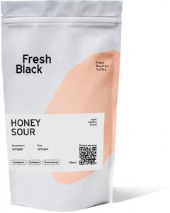 Кофе в зернах смесь Fresh Black Honey Sour 200 г (4820205020179)