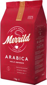Кофе Lavazza Merrild Arabica жареный в зернах 1000 г (8000070201347)