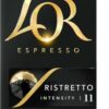 Кофе молотый в алюминиевых капсулах L'OR Espresso Ristretto 10 шт совместимы с Nespresso 100% Арабика (8711000891643)