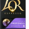Кофе молотый в алюминиевых капсулах L'OR Lungo Profondo 10 шт совместимы с Nespresso 100% Арабика (8711000360569)