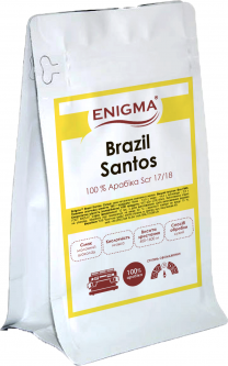 Кофе в зернах Enigma Brasil Santos 500 г (4000000000040)