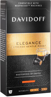 Кофе Davidoff Cafe Nespresso Elegance в капсулах 10 шт х 5.5 г (4046234847345)