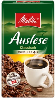 Жареный молотый кофе Melitta Auslese klassisch 500 г (4002720002261)