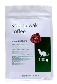 Кофе в зёрнах Trevi Арабика Kopi Luwak 100 г (4820140050910)